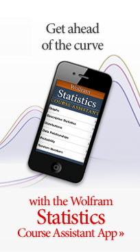 Get ahead of the curve with the Wolfram Statistics Course Assistant App Get ahead of the curve with the Wolfram Statistics Course Assistant App