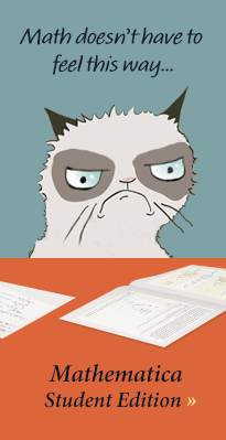 Math doesn't have to feel this way...Mathematica Student Edition Math doesn't have to feel this way...Mathematica Student Edition