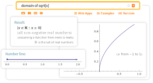 solve for domain and range calculator